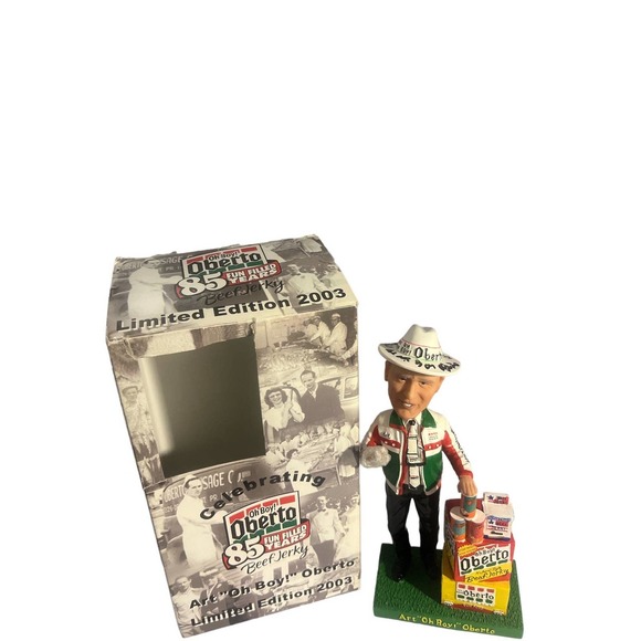 Oh Boy Oberto Art the owner bobble head hydroplane owner signed - Picture 4 of 12